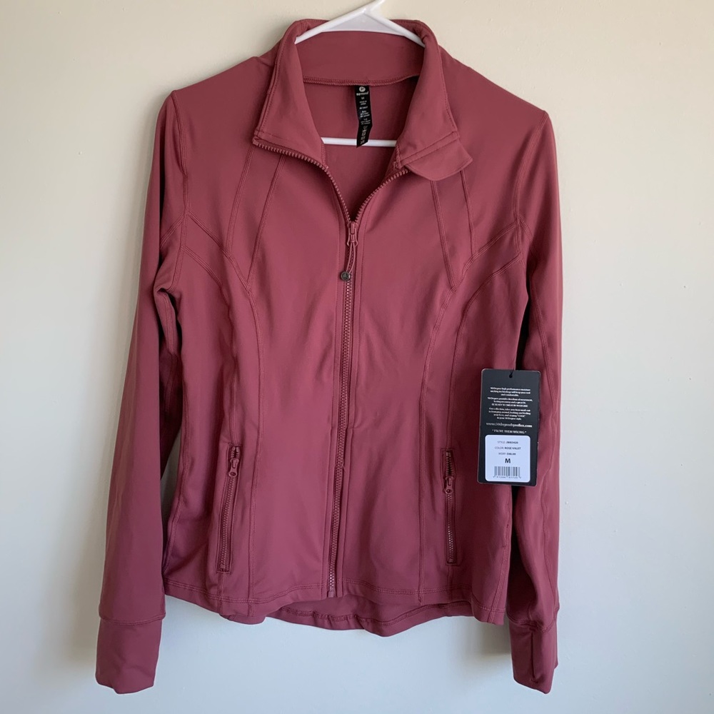 90 Degree by Reflex Maroon Jacket Medium NWT